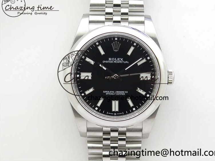 MiroTime 0101 Oyster Perpetual 41mm 124300 BP Maker Best Edition Black Dial on SS Jubilee Bracelet A Reliable 2644